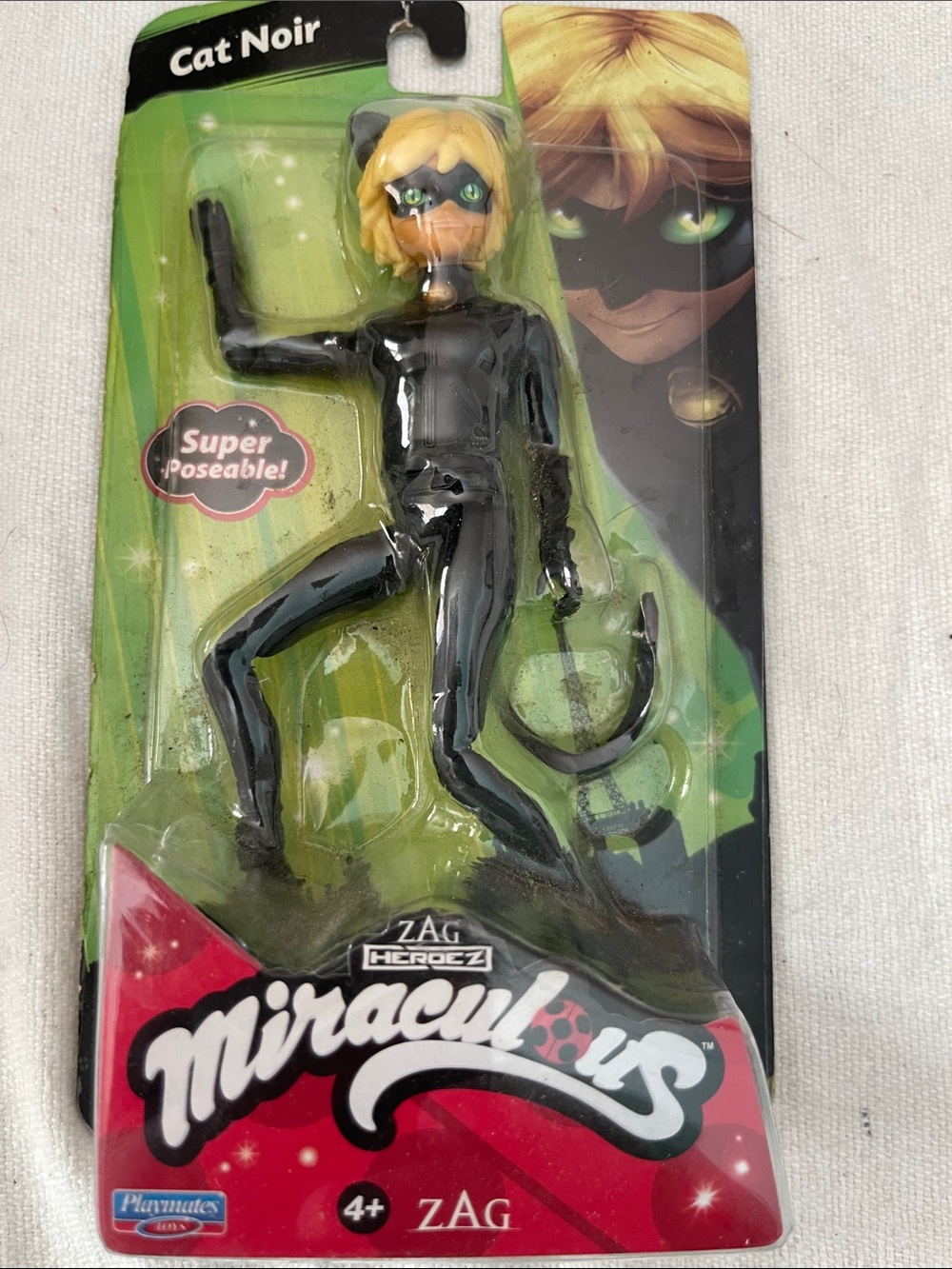 Cat Noir Poseable Action Figure - Black